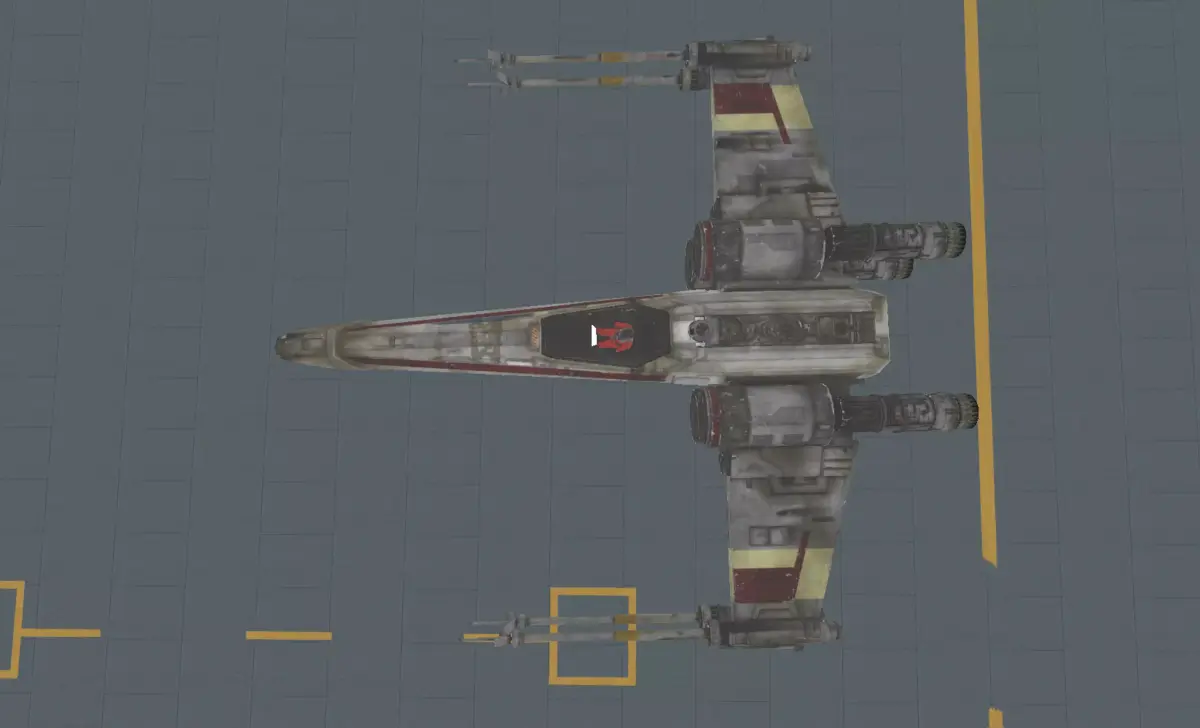 Star Wars X-Wing Fighter Jet 3D model