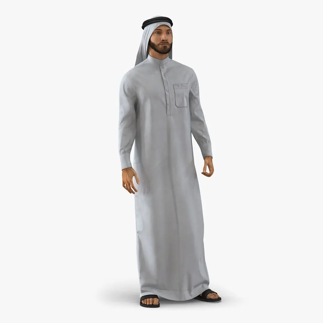 Arab Man Rigged 3D model