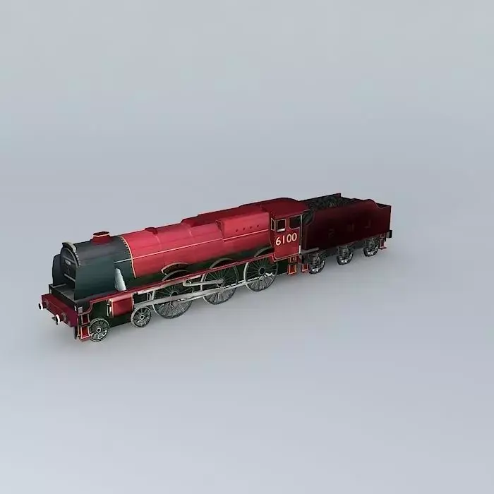 Eco Rail Track 6100 Royal Scot Dummy Old Steam Days Free 3D model