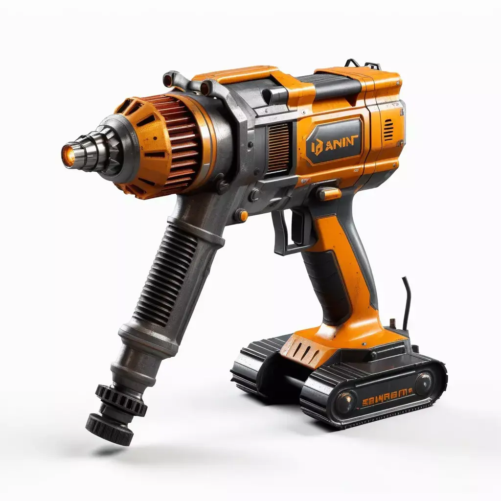 Futuristic Mining Drill 3D Model 3D model