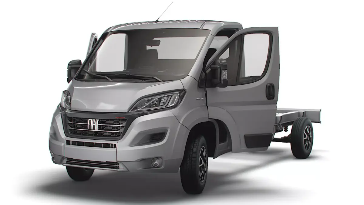 Fiat Ducato Chassis Truck SCab 4035WB HQInterior 2023 3D model
