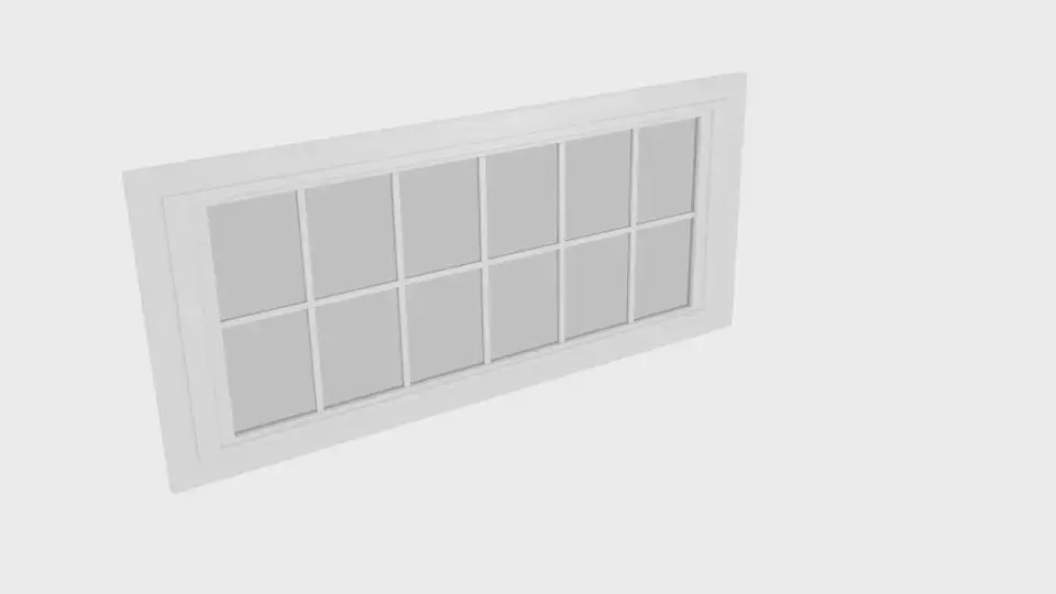 Stretch WIndow Low-poly 3D model