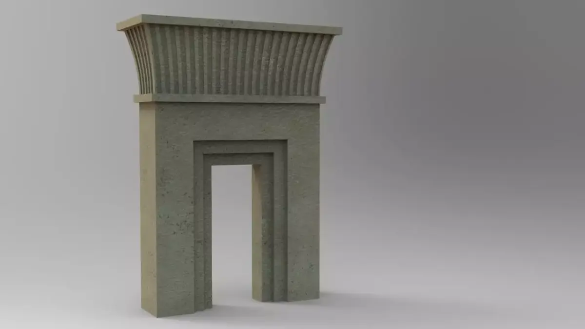 persepolis gate 3d model 3D model