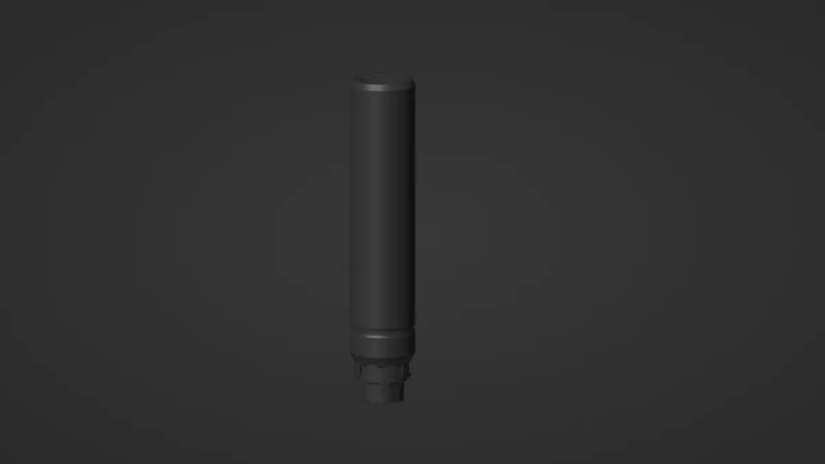 Silencer Dead Air Nomad Free low-poly 3D model