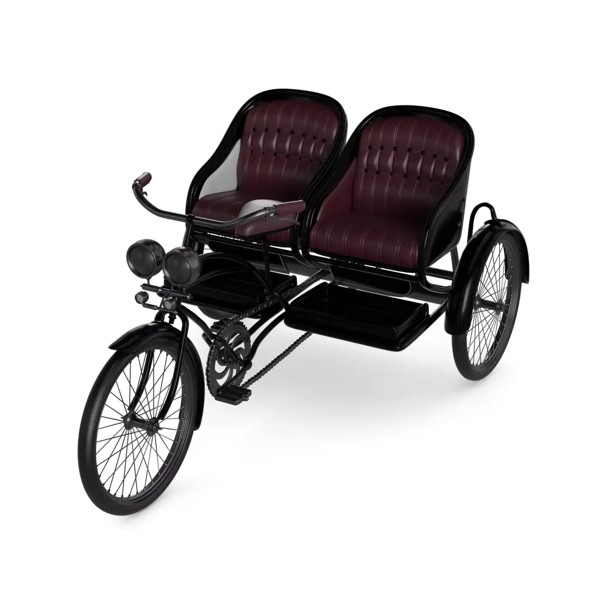 2person Classic Tricycle 3D model buy