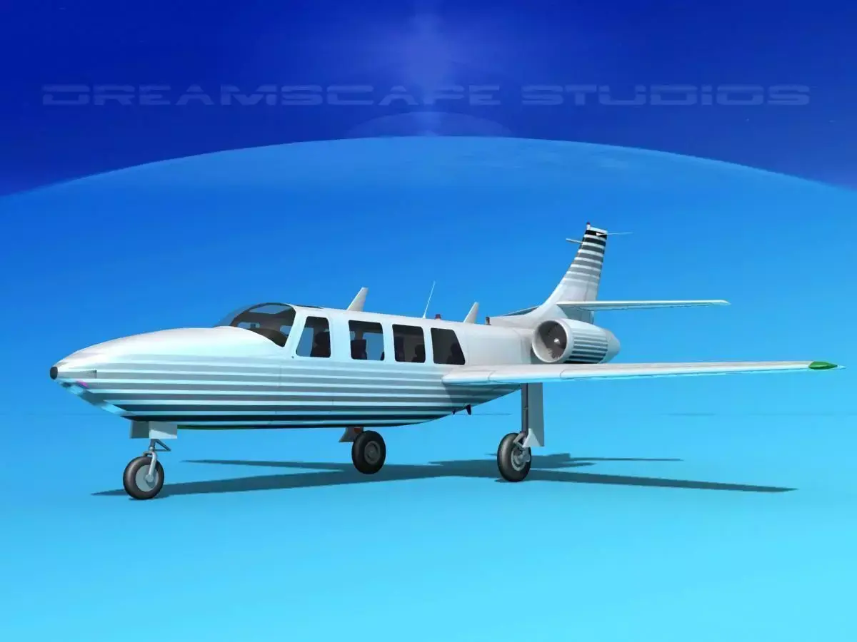 Piper Aerostar FJ-100 Fanjet V08 3D model