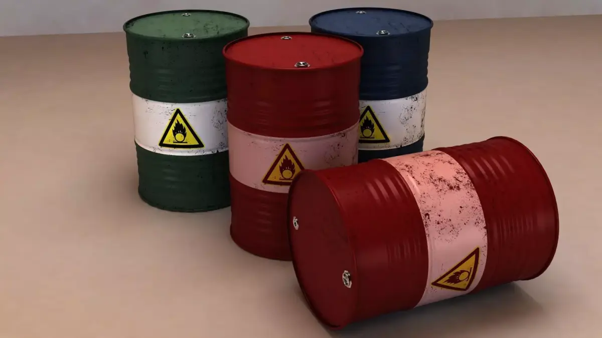Oil Barrel 3D model 9