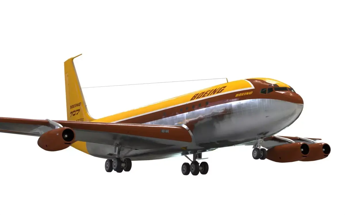 Boeing 367 80 Boeing 707  3D model