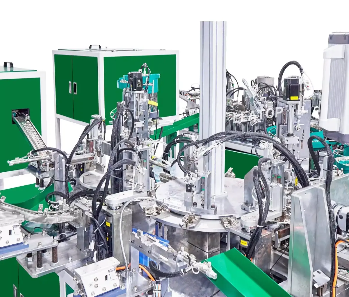 3D CAD Model Automatic Hydraulic Hinge Assembly Line 3D model