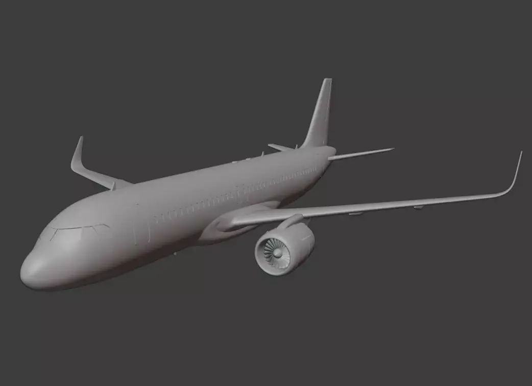 AIRBUS A320 NEO 3D print model