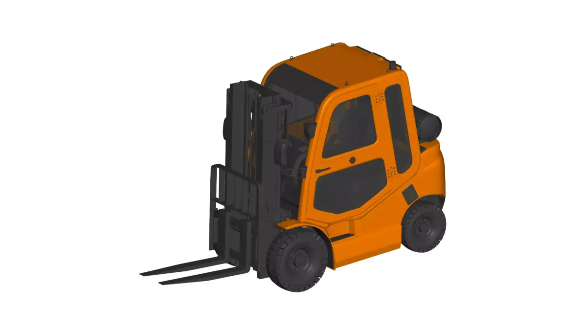 Lift Truck 3D model by truck-3d