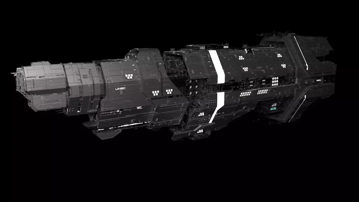 Marathon Class Heavy Cruiser 3D model