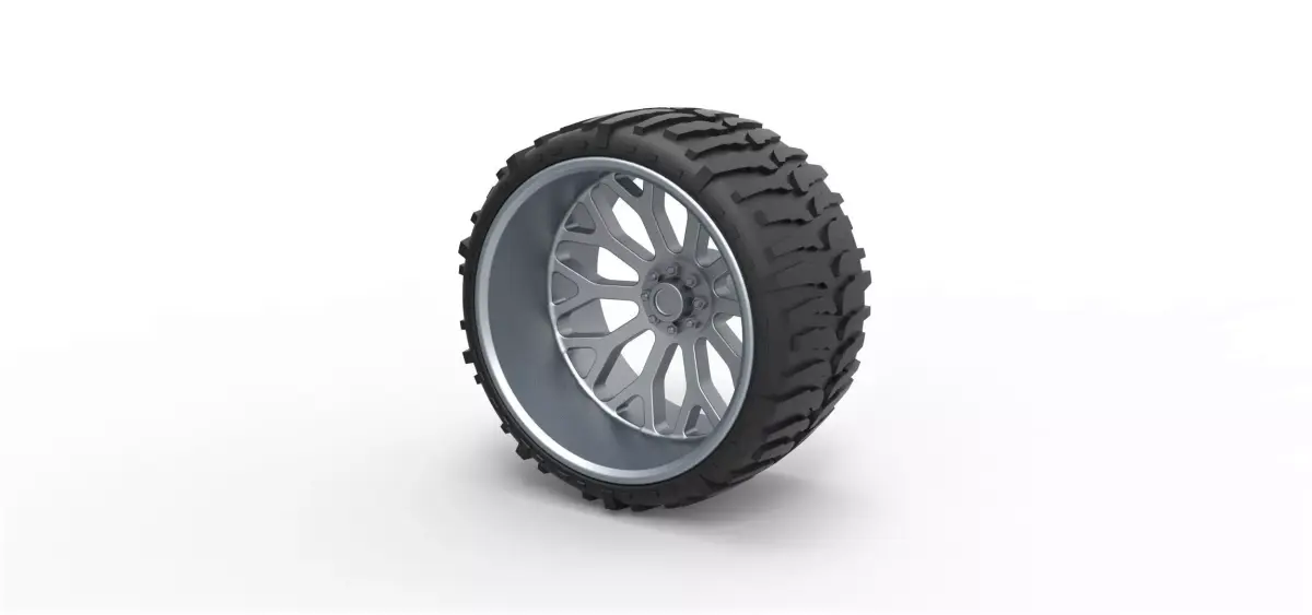Offroad wheel for lifted trucks 2 3D print model