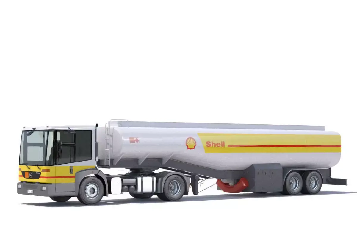 Mercedes Econic  airport refueler 3D model