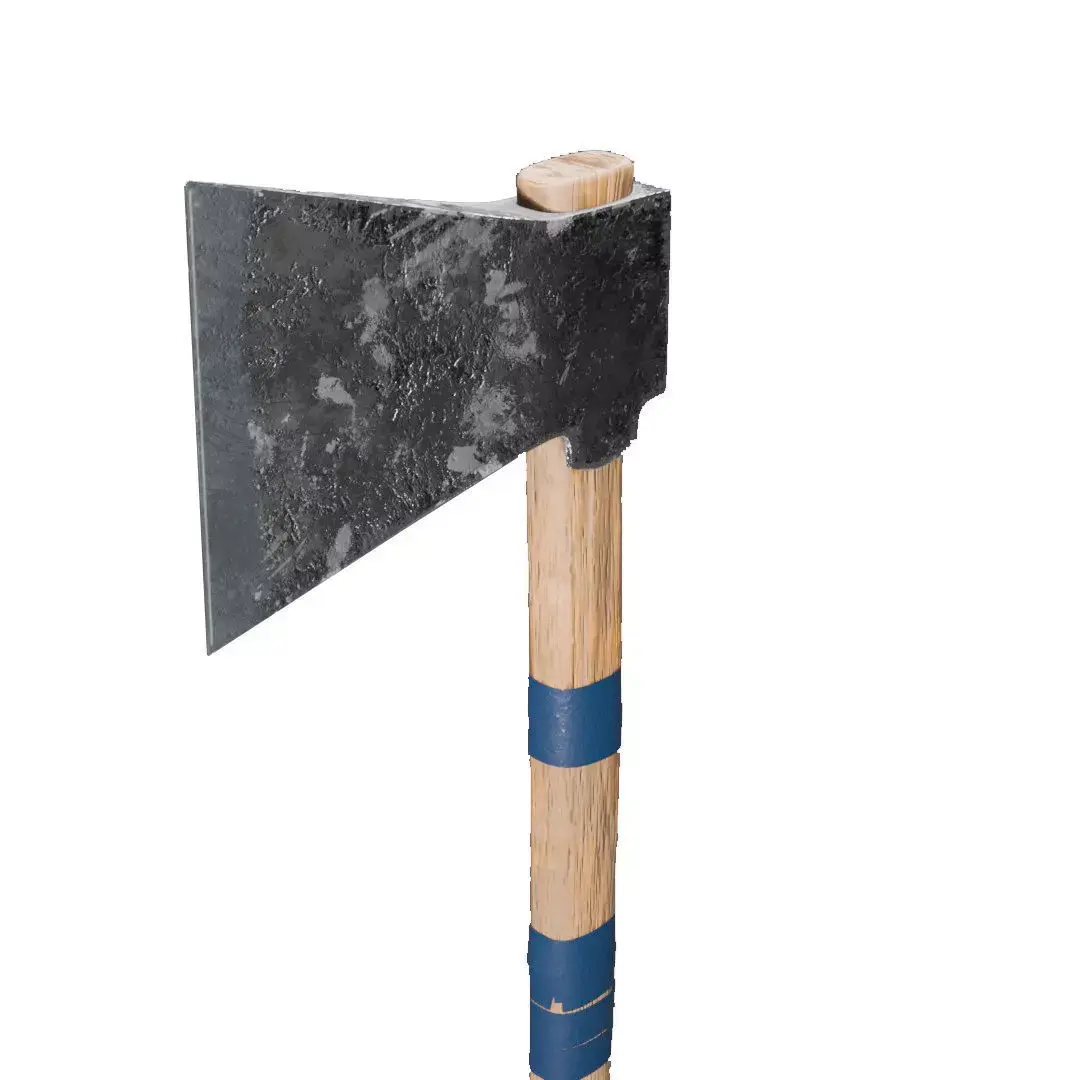 Battle Axe Low-poly 3D model 17