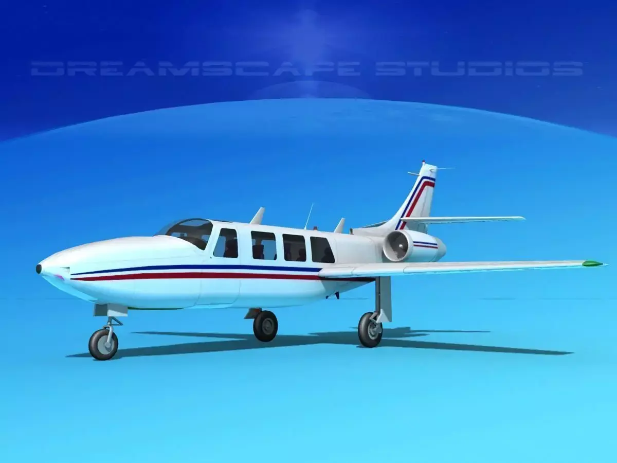 Piper Aerostar FJ-100 Fanjet V07 3D model