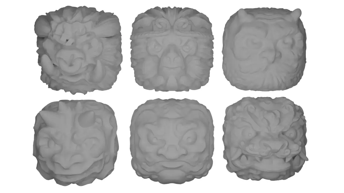 CUSTOM LEGEND KEYCAP SET OF 6 3D model