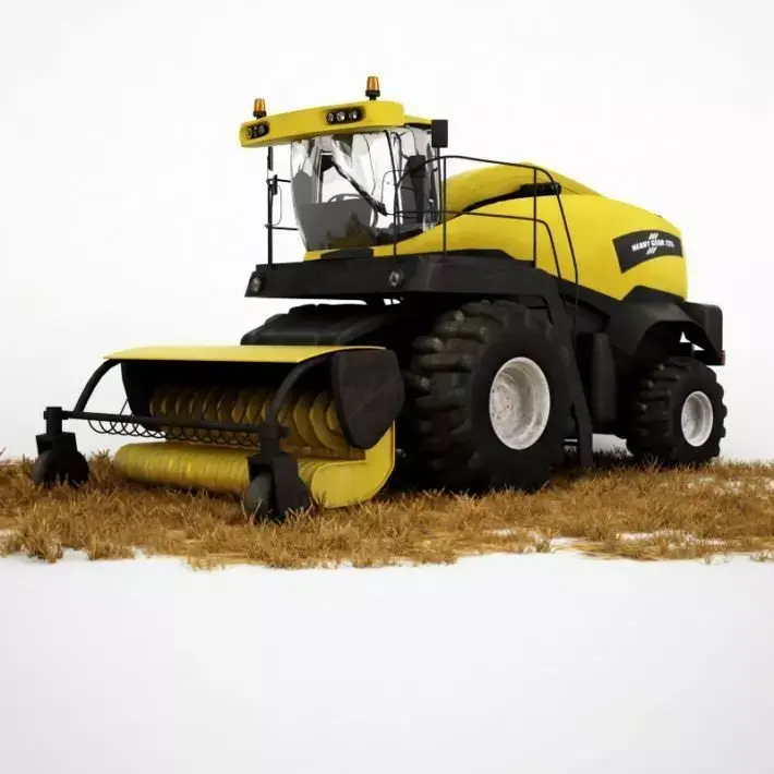 Tractor Harvester 3D model