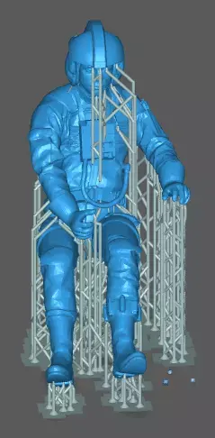 X wing Luke 3D print model