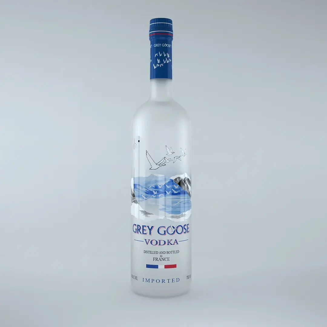 Grey Goose Bottle 3D model