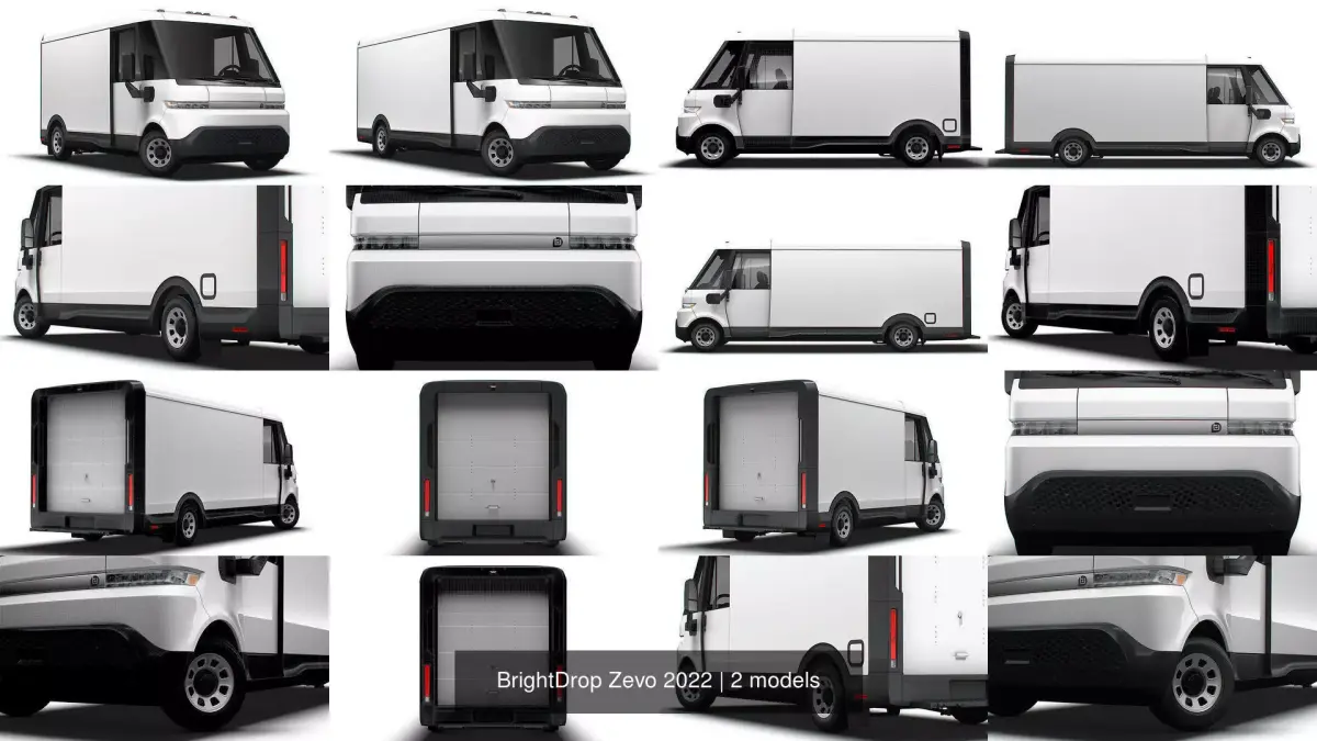 BrightDrop Zevo 2022 3D Model Pack