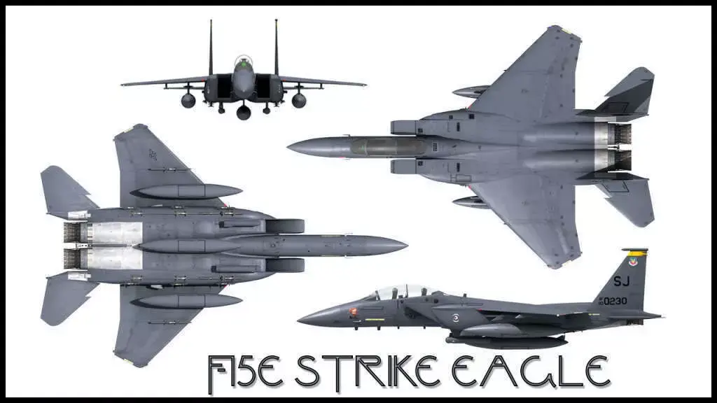 F-15E Strike Eagle 3D model