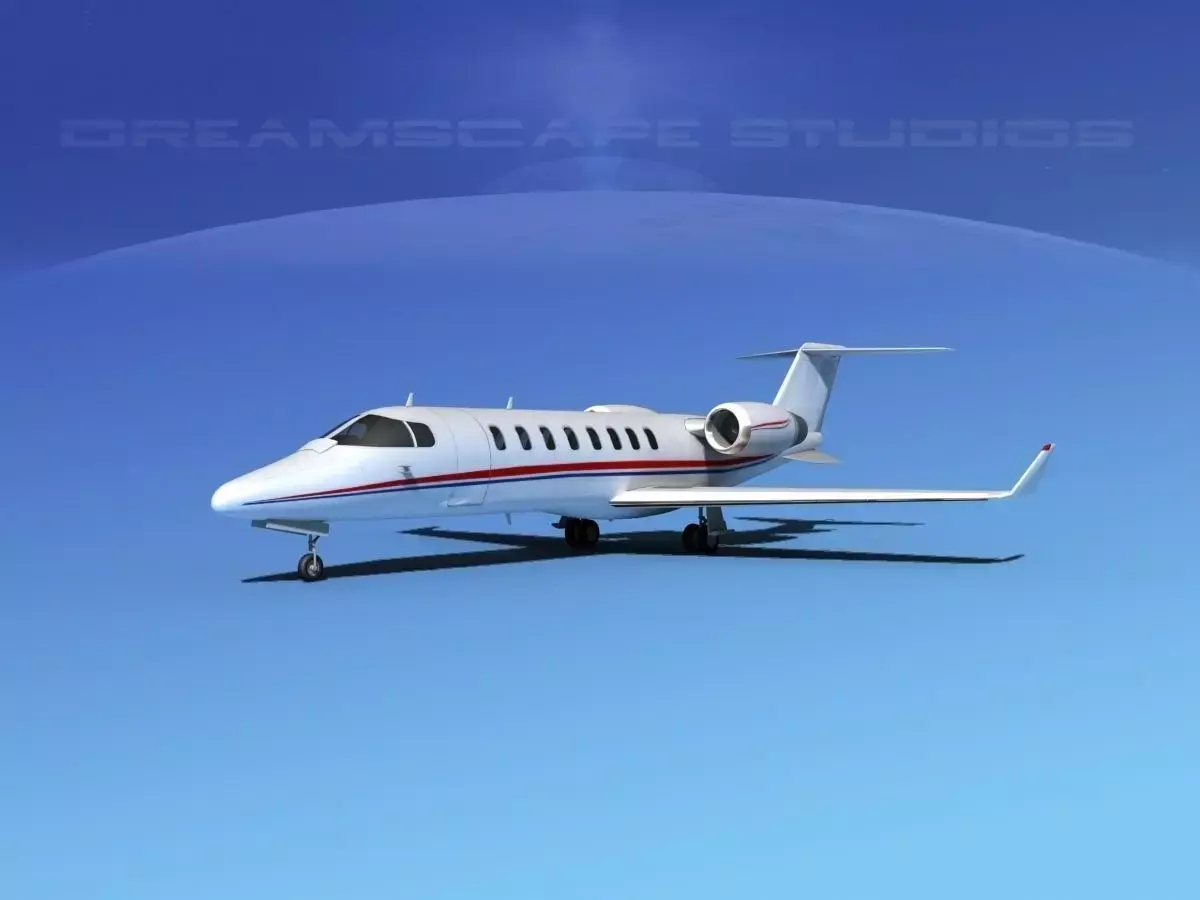 LearJet 45 V10 3D model