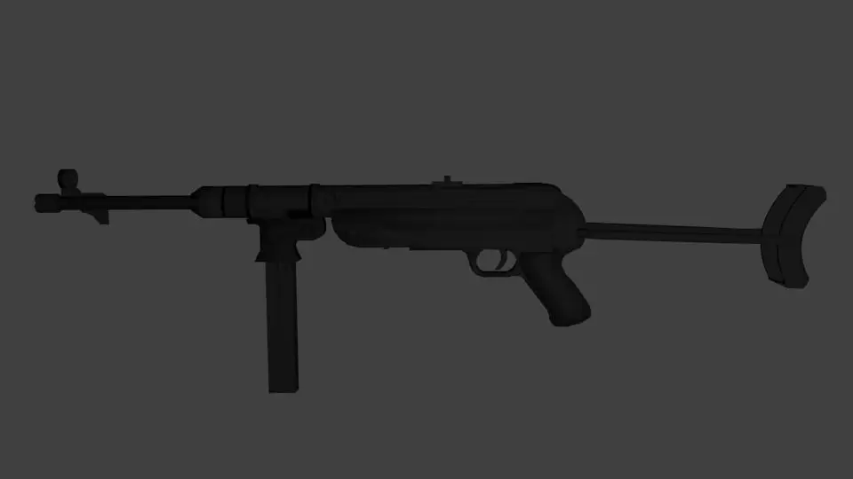 MP40 - ww2 Free 3D model