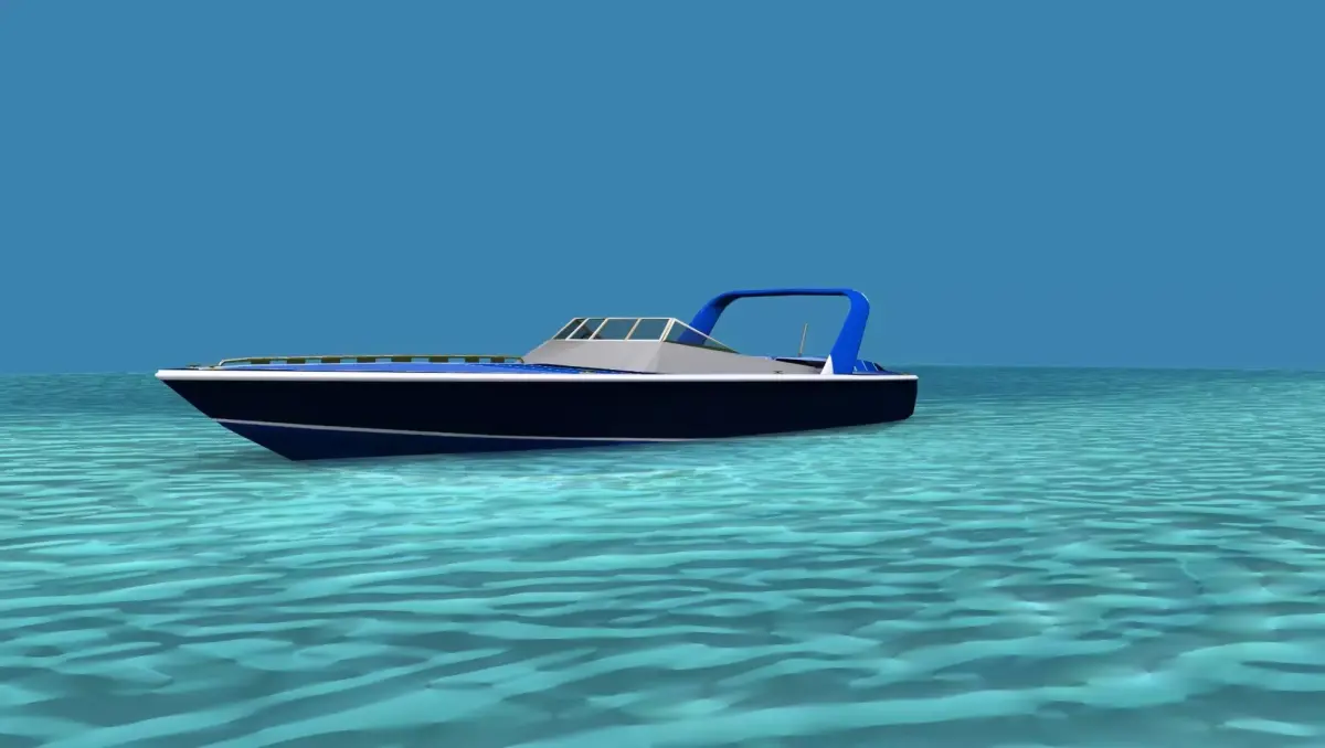 Phazer 38 Cigarette Boat V02 3D model