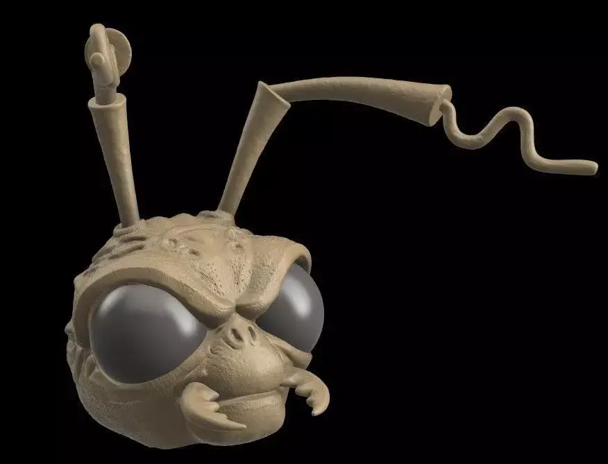 Custom Head - Insect Assassin Hunter Free 3D print model