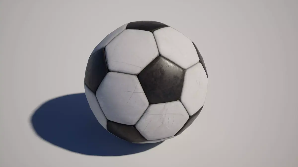 Football Low-poly 3D model shop