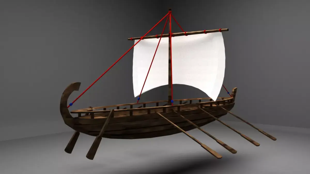 Viking ships  3D model