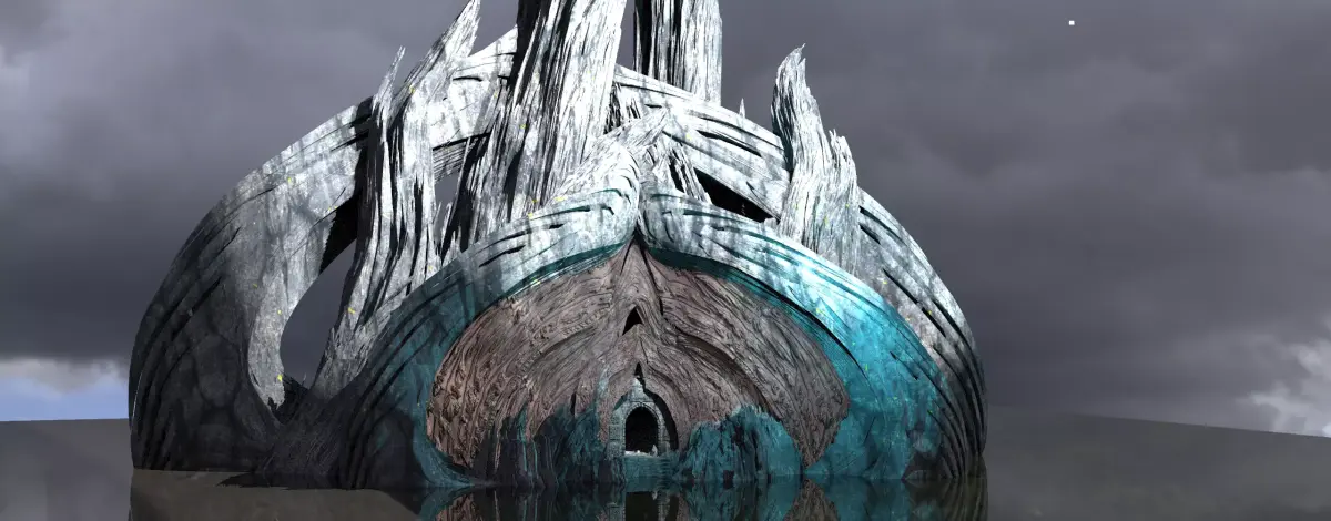 Ice star observatory gateway 3D model