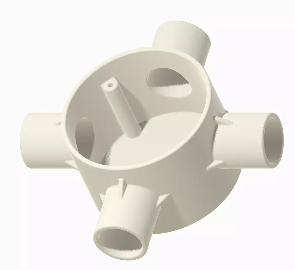 Round Electrical Junction Box 3D print model