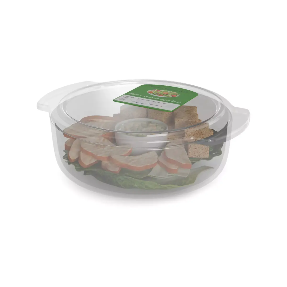 Snacks Chicken Caesar Salad 3D model purchase