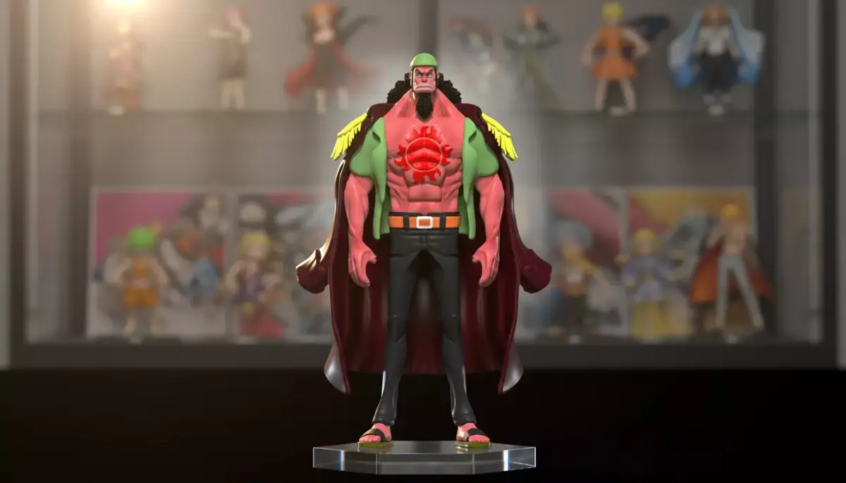 Fisher Tiger - Fish man - ONE PIECE - Split part 3D print model