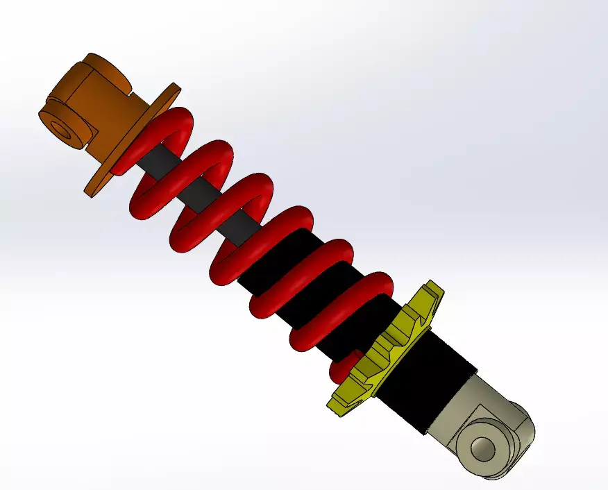 Shock absorber 3D model