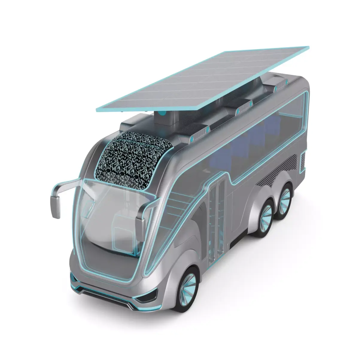 School Bus 3D model 6