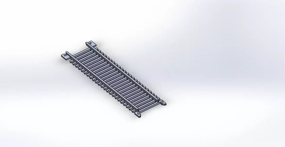 TRAIN RAIL Free 3D print model