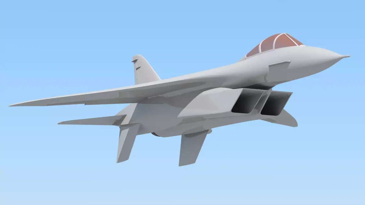 na-335 North American Rockwell FX f-15 3D print model