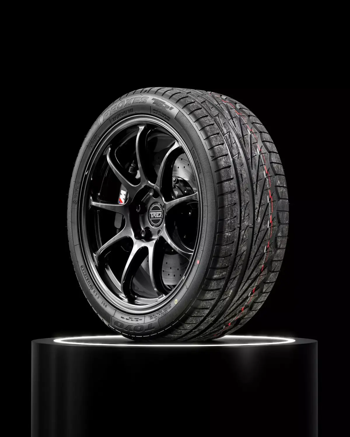 Toyo Proxes TR1 225 45 R17 3D model