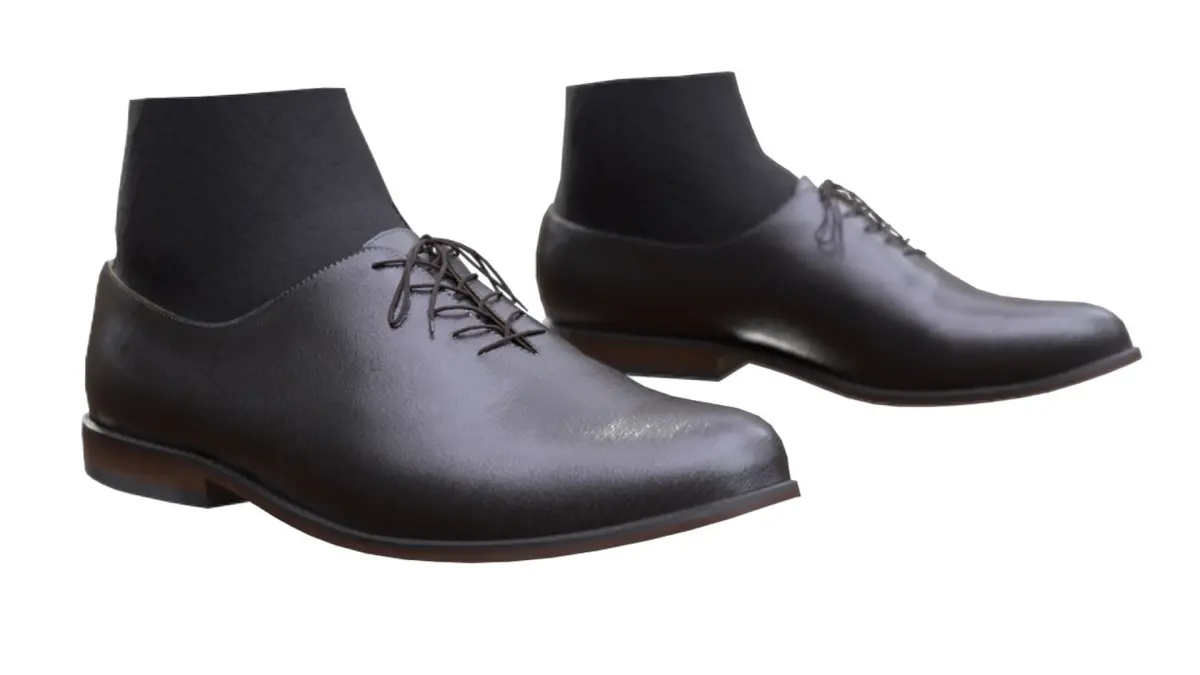Man and Woman in Business Shoes 33 3D model