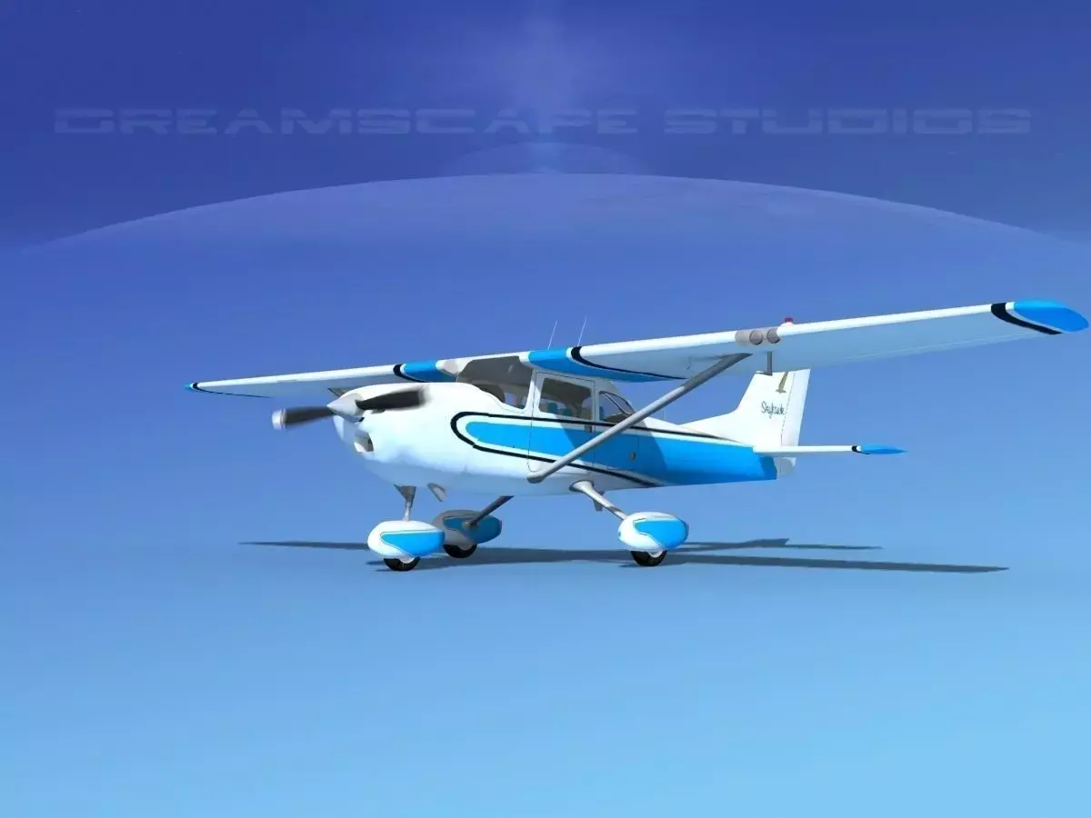Cessna 172 Skyhawk 1967 V06 3D model