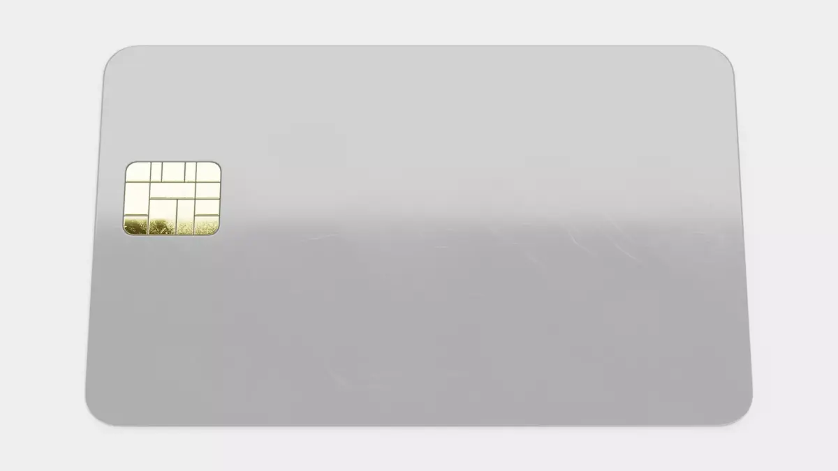 Credit Card V4 - Blank Payment Prop  3D model