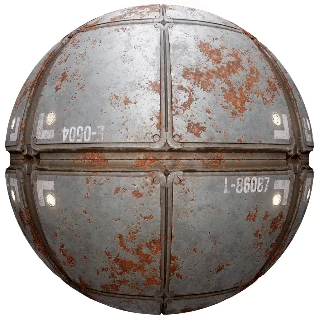 PBR Seamless Sci-Fi Texture 45 Low-poly 3D model