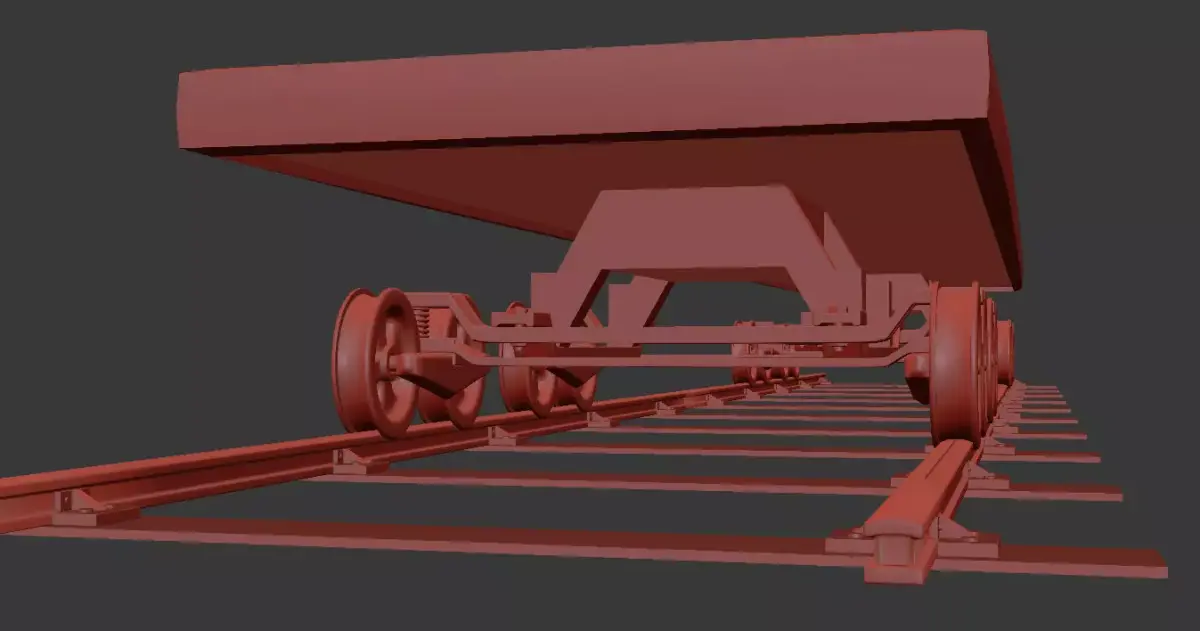 Train Wheels 3D model purchase
