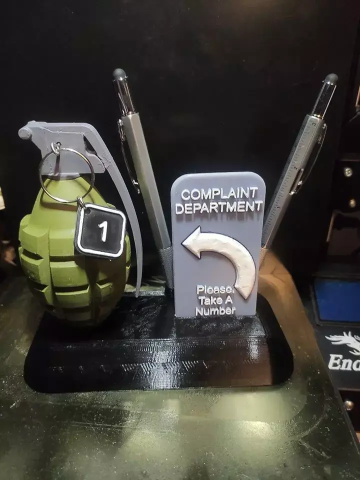  Complaint Department Grenade 3D print model