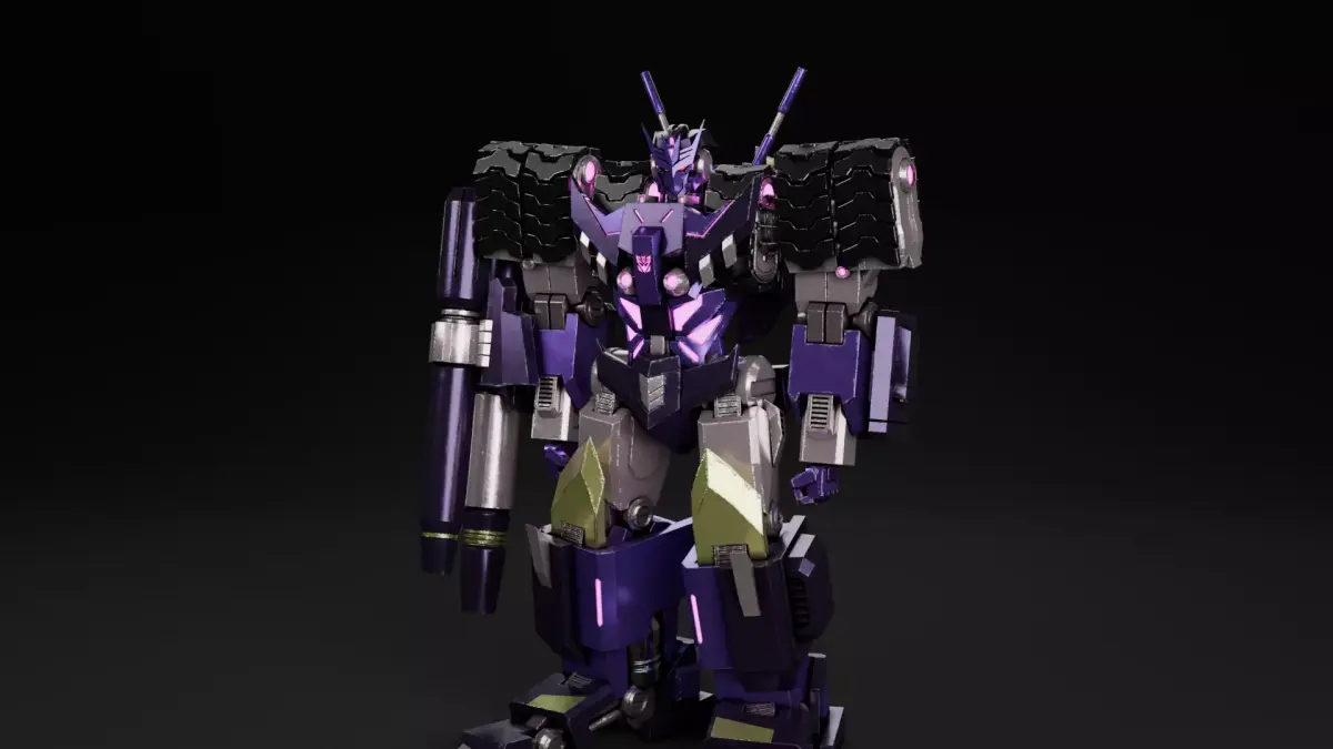 IDW Tarn with Alt Mode and Animation 3D model