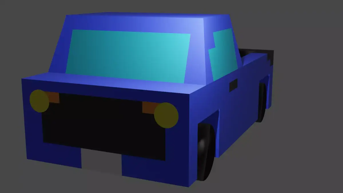 92 Moshita Transpota Free low-poly 3D model