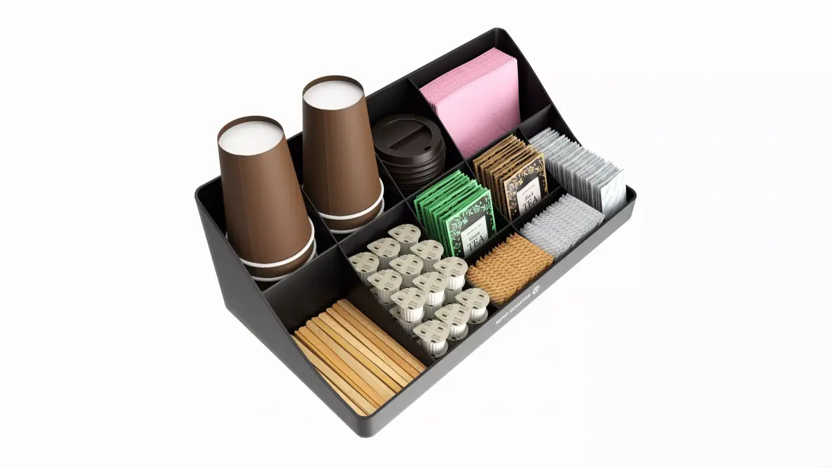 Coffee and tea station organizer large 3D model